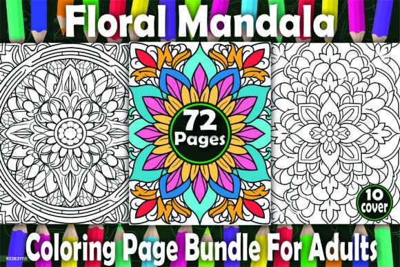 Download 72 Floral Mandala Coloring Pages -KDP - Kdp Collection