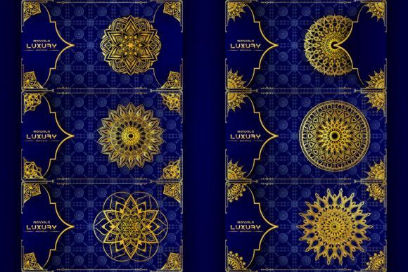 Download Set of Golden Mandala Collections - Golden mandala Collection