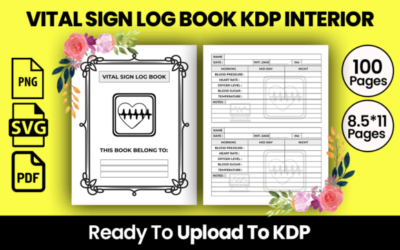 Download VITAL SING LOG BOOK KDP INTERIOR - Kdp Collection