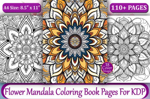 Download Flower Mandala Coloring Book Pages - KDP - Kdp Collection