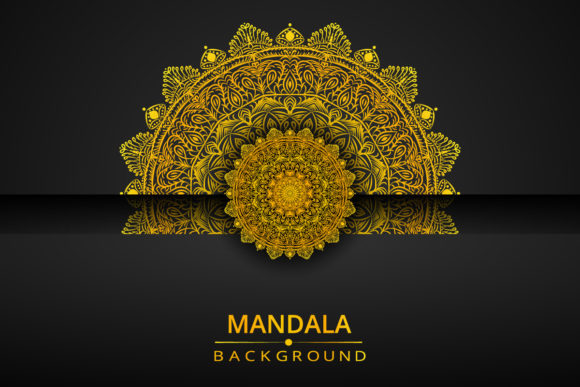Download Modern Luxury Golden Mandala Background - Golden mandala Collection